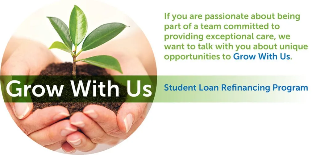 Grow with the Team Careers- Student Loan Refinancing Slide