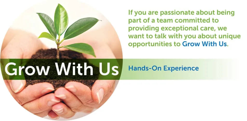 Grow with the Team Careers- Get Hands On Experience Slide