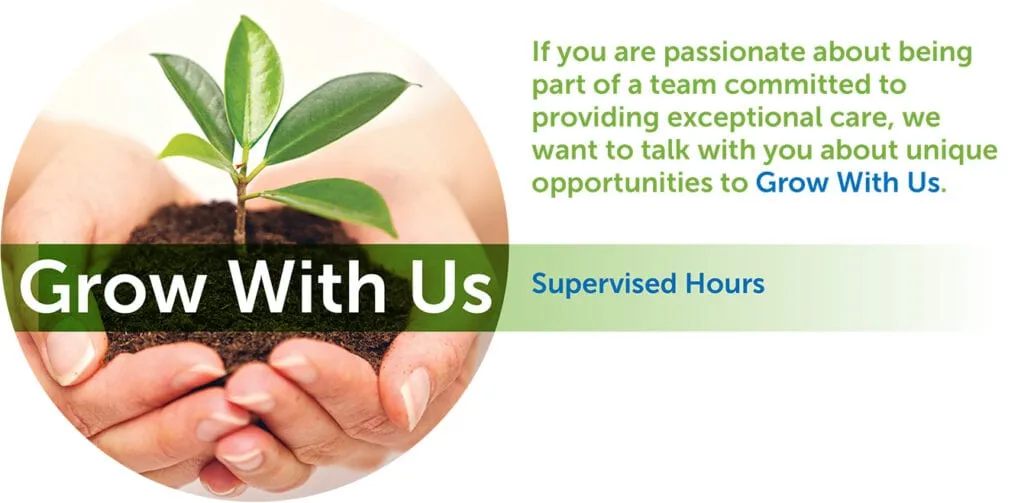 Grow with the Team Careers- Supervised Hours Slide