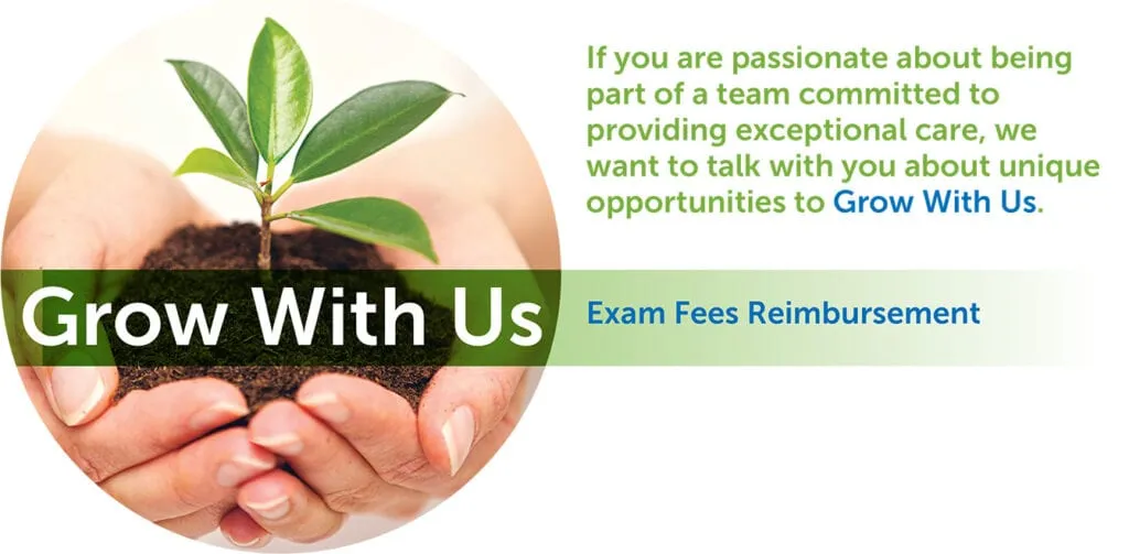 Grow with the Team Careers- Exam Fees Reimbursement Slide