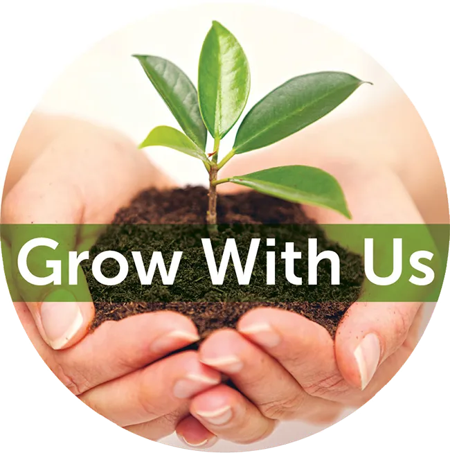 Grow with us